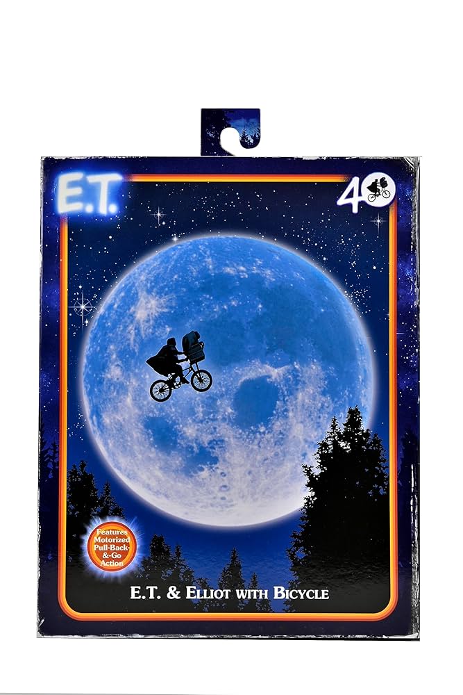 E.T. 7&quot;アクションフィギュア E.T. &amp; エリオット with バイク Amazon | E.T. 7